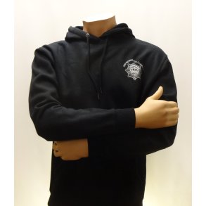 Sweatshirt med htte, sort